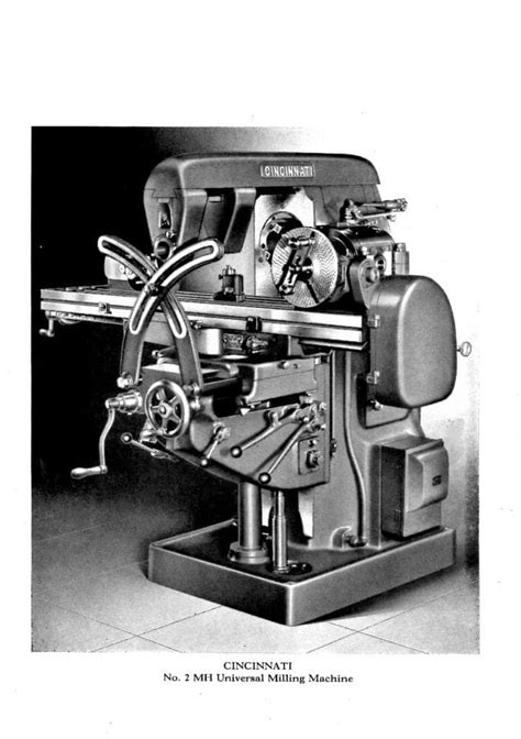 Cincinnati milling machine manual